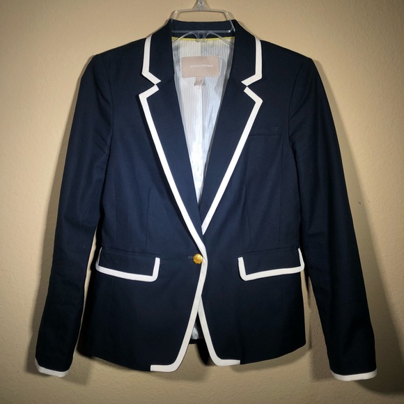 Banana Republic Navy Blue Blazer 